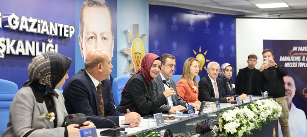 AK PARTİ GAZİANTEP İL DANIŞMA MECLİSİ YİNE DOLU DOLU GEÇTİ