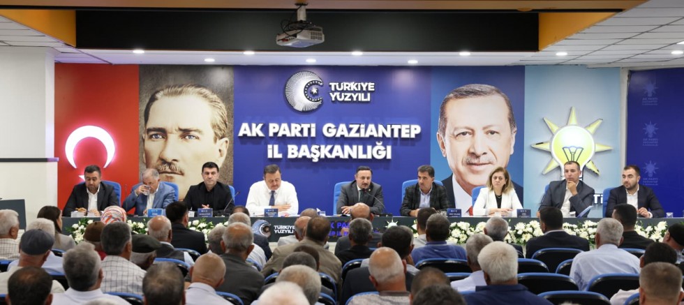 AK PARTİ GAZİANTEP TEŞKİLATI MAHALLE TEMSİLCİLERİ TOPLANTISINDA BİR ARAYA GELDİ