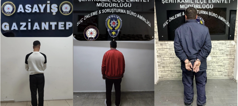 Aranan 3 Hükümlü Yakalandı