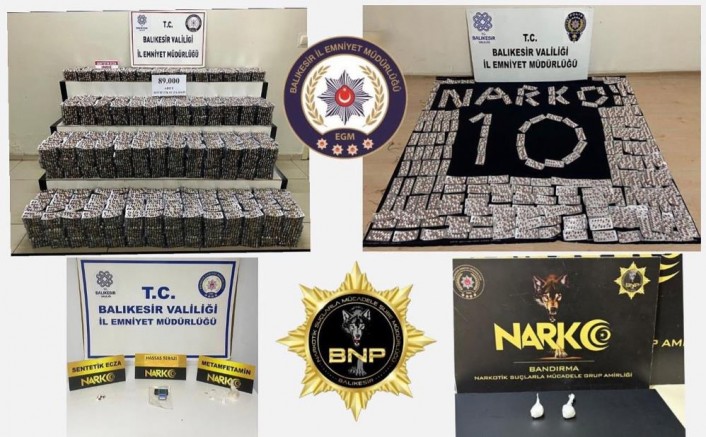 Balıkesir'de uyuşturucu operasyonu: 6 tutuklama