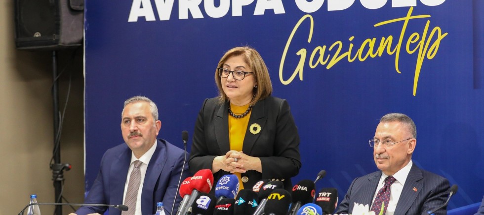  BAŞKAN FATMA ŞAHİN’İN VİZYONU GAZİANTEP’E AVRUPA ÖDÜLÜNÜ GETİRDİ