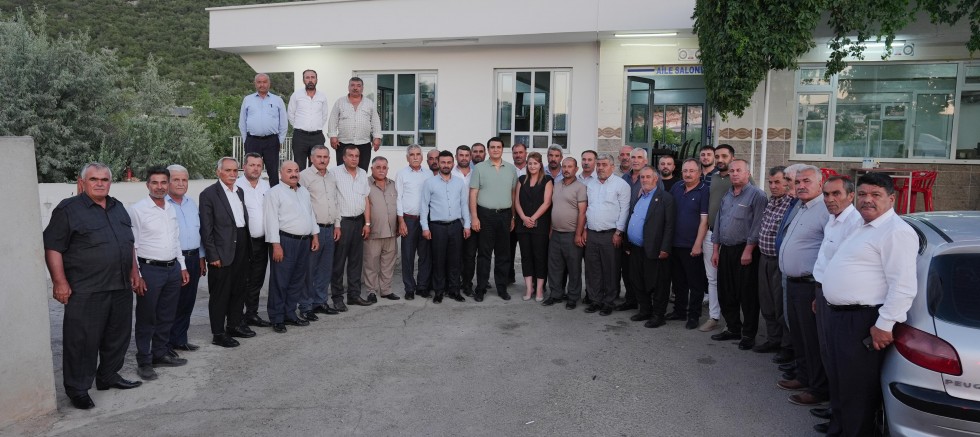 BAŞKAN YILMAZ 42 MAHALLE MUHTARI İLE BİR ARAYA GELDİ