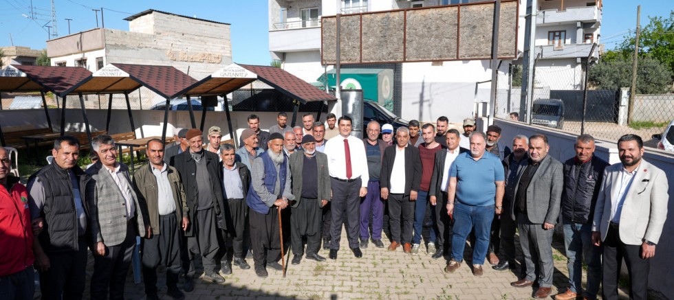 BAŞKAN YILMAZ, BİR GÜNDE 4 MAHALLE ZİYARET ETTİ