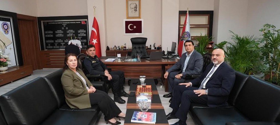 BAŞKAN YILMAZ’DAN EMNİYET MÜDÜRLERİNE ZİYARET