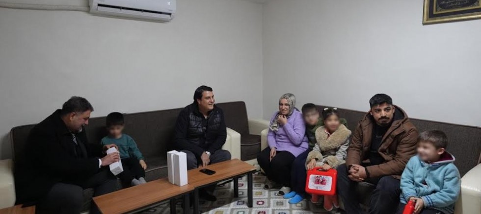 Başkan Yılmaz’dan Kömek Ailesine Destek Ziyareti
