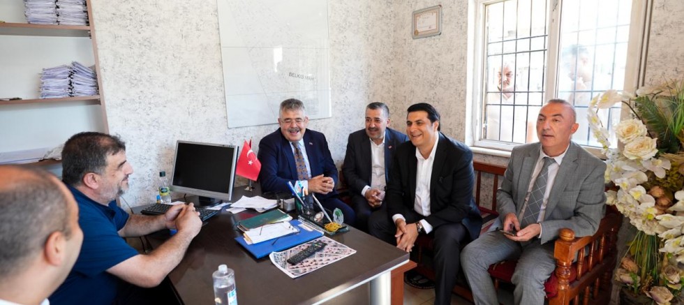 BAŞKAN YILMAZ’DAN MİLLETVEKİLİ TİPİOĞLU VE GÜLER’LE GAZİKENT’E ZİYARET