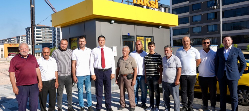 BAŞKAN YILMAZ’DAN TAKSİCİ ESNAFINA ZİYARET