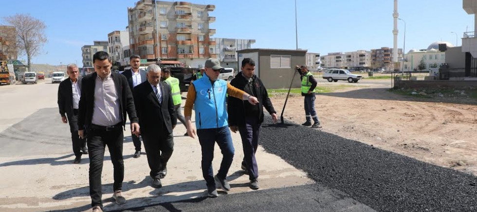 Belediye Başkanı Doğan, saha çalışmalarını denetledi