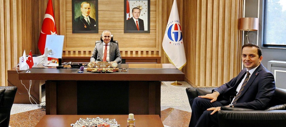 BİK GAZİANTEP BÖLGE MÜDÜRÜ GÜNGÖR’DEN GAÜN REKTÖRÜNE VEDA ZİYARETİ