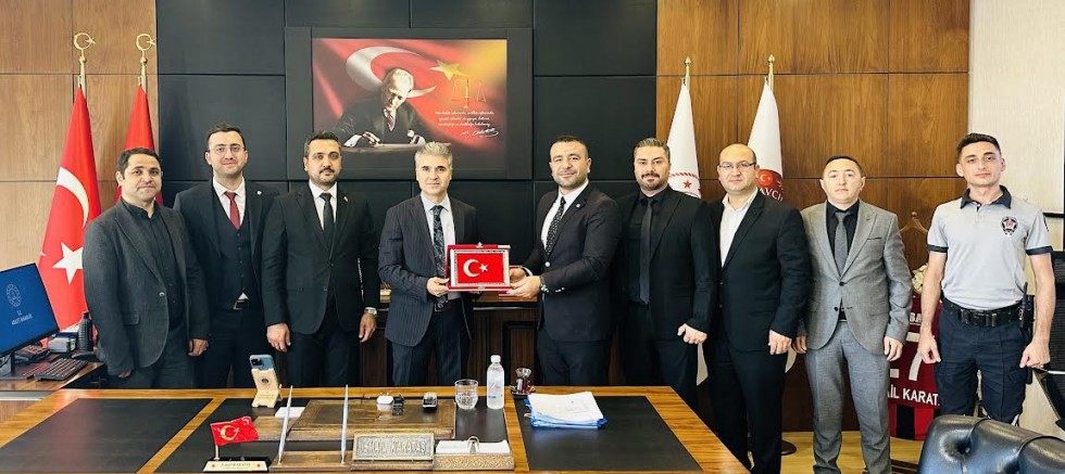 Büro Memur-Sen Gaziantep Adliye Şubesi’nden Başsavcı Karataş’a ziyaret