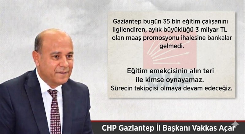 CHP’den Bankalara Sert Tepki: “Bu Ne Ciddiyetsizlik!”