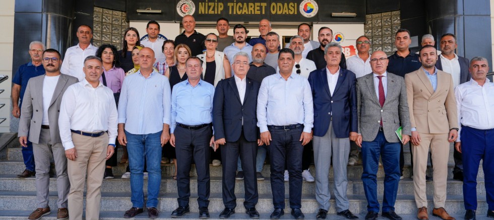 CHP HEYETİNDEN NİZİP TİCARET ODASI’NA ZİYARET