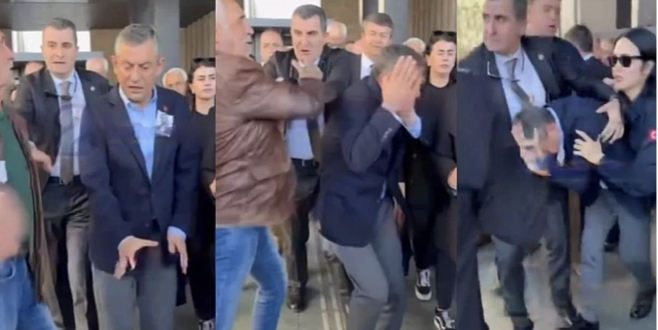 CHP Lideri Özgür Özel yumruklu saldırıya uğradı