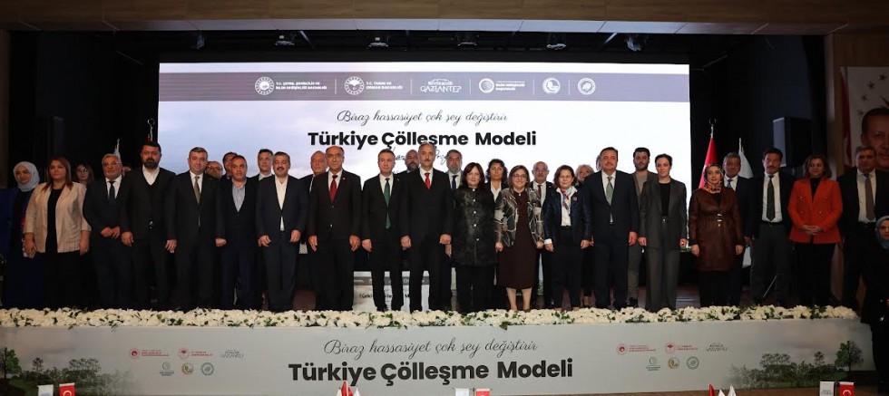 Çölleşme Modeli ve Tehlike Haritaları Gaziantep’te Açıklandı