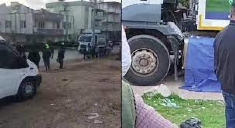 Çöp kamyonunun altında kalan kadın hayatını kaybetti