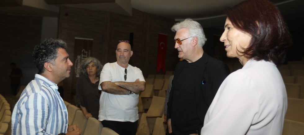  DEVLET TİYATROLARI GENEL MÜDÜRÜ KARADAĞLI GAZİANTEP ŞEHİR TİYATROSU PROVASINDA