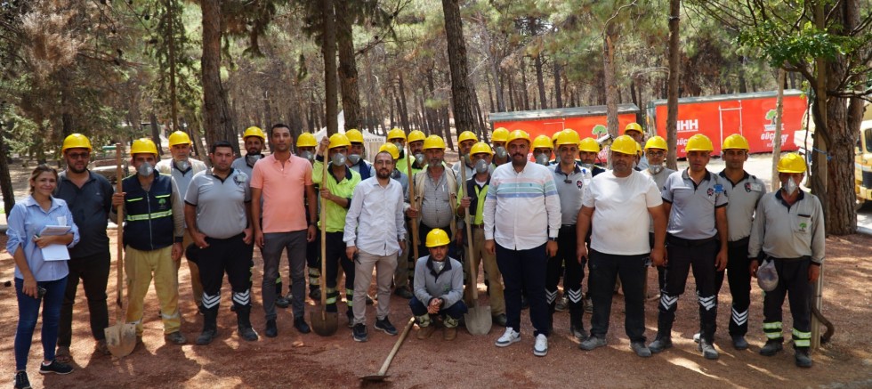 DÜLÜK TABİAT PARKI'NDA ORMAN YANGINI TATBİKATI