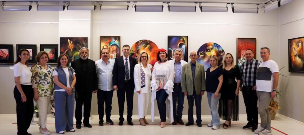 FATOŞ TATAR EKER SANKO SANAT GALERİSİ’NDE SERGİ AÇTI