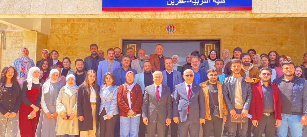 GAÜN REKTÖRÜ DOĞAN, AFRİN EĞİTİM FAKÜLTESİ’Nİ ZİYARET ETTİ