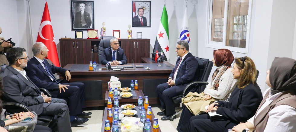 GAÜN REKTÖRÜ DOĞAN CERABLUS MESLEK YÜKSEKOKULU’NU ZİYARET ETTİ