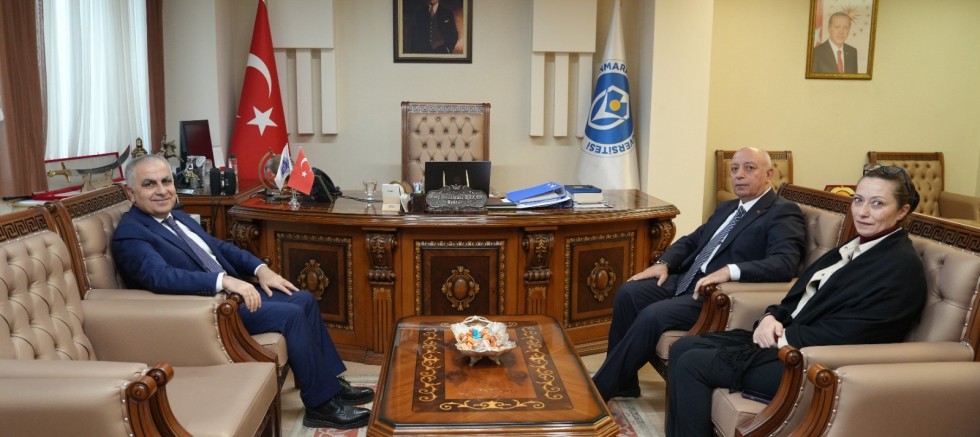 GAÜN REKTÖRÜ DOĞAN, İSTİKLAL ÜNİVERSİTESİ REKTÖRÜ BAKAN’I ZİYARET ETTİ