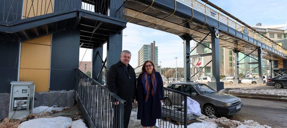 GAZİANTEP BÜYÜKŞEHİR, ABDÜLHADİ ÇELİK ÜST GEÇİDİNİ HİZMETE AÇTI