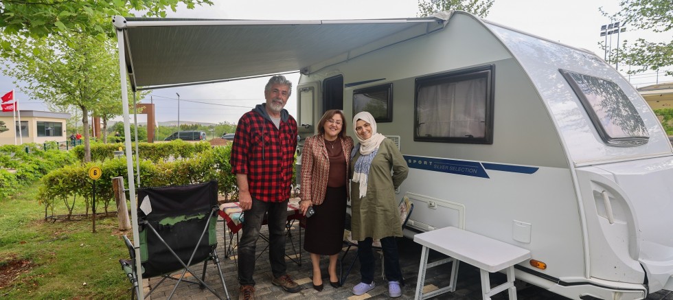 GAZİANTEP BÜYÜKŞEHİR’DEN DOĞA VE KONFORU BULUŞTURAN KARAVAN PARK!