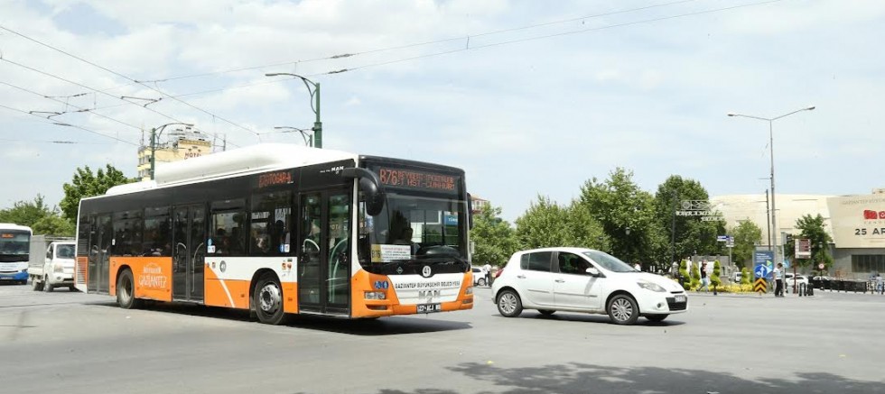  GAZİANTEP BÜYÜKŞEHİR’E BAĞLI TOPLU ULAŞIM ARAÇLARI 2 GÜN ÜCRETSİZ