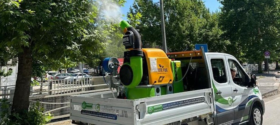  GAZİANTEP BÜYÜKŞEHİR, İLAÇLAMA ÇALIŞMALARINI ARTTIRDI