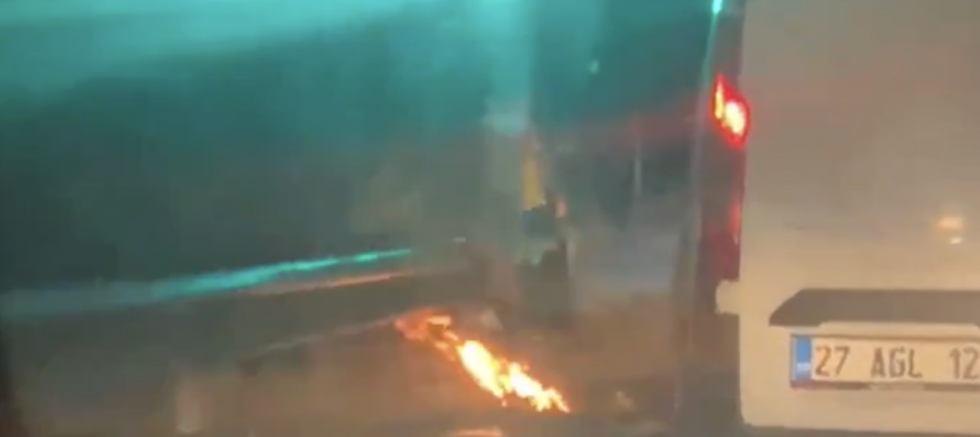 Gaziantep Çevre Yolu Çıkışında Tehlike