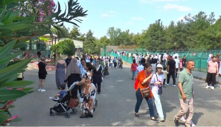 Gaziantep Doğal Yaşam Parkı bayramda ziyaretçi akınına uğradı