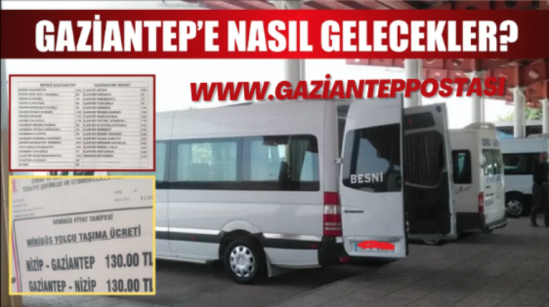 Gaziantep’e gelen gidemiyor, giden dönemiyor