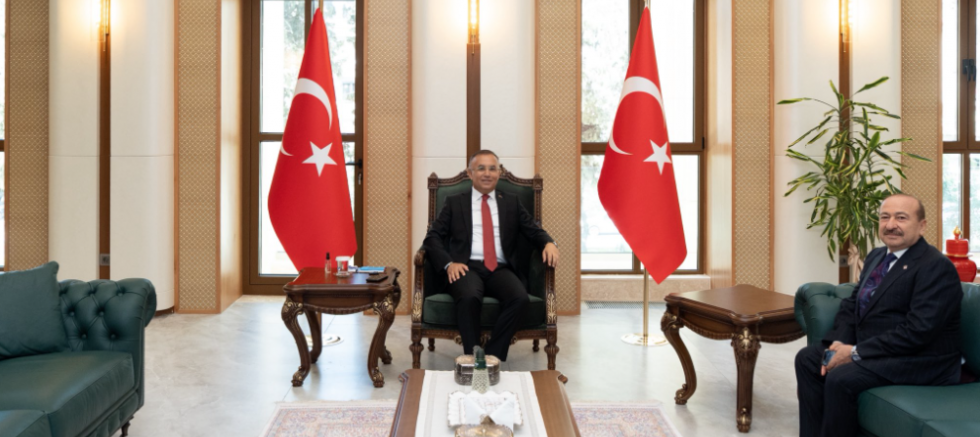 Gaziantep FK Başkanı Memik Yılmaz’dan Vali Çeber’e ziyaret