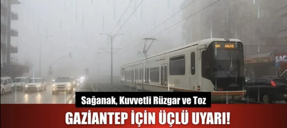 Gaziantep için peş peşe uyarı!