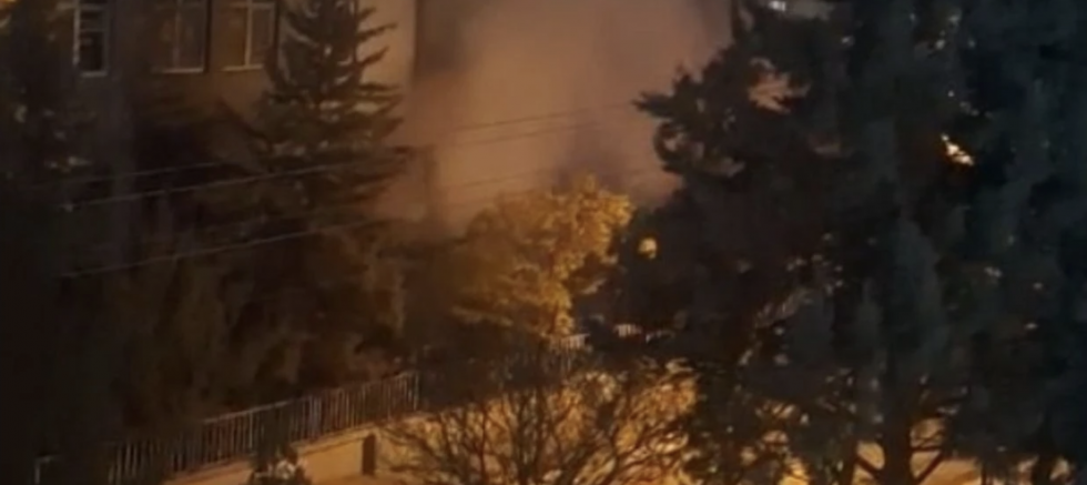 Gaziantep Osmangazi İlköğretim Okulu’nda Yangın