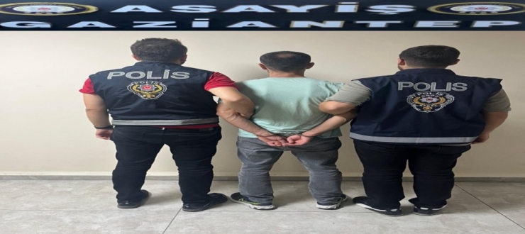 Gaziantep’te 13 Yıl Hapis Cezası Bulunan Şüpheli Yakalandı