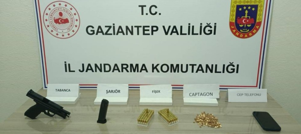 Gaziantep'te 200 adet captagon hap ele geçirildi: 1 şahıs tutuklandı
