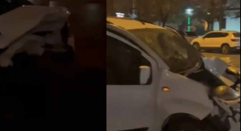 Gaziantep’te Alkollü Sürücü Önüne Gelene Çarptı