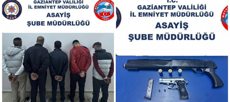 Gaziantep’te Aranan 8 Şüpheli Yakalandı