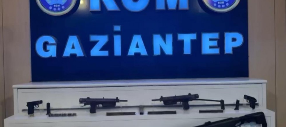 Gaziantep'te bağ evine kaçak silah operasyonu: 6 silah ele geçirildi