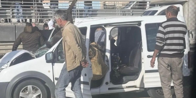 Gaziantep'te bir aracın üzerine AT düştü-VİDEO HABER