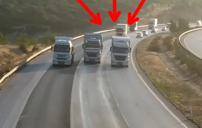 Gaziantep'te dron destekli trafik denetimlerinde 829 araca ceza