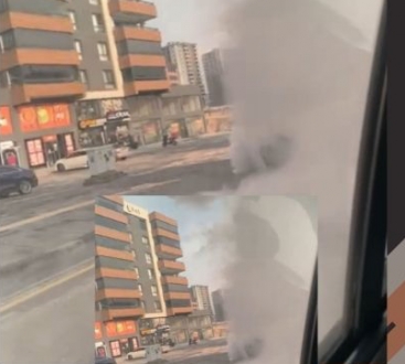 Gaziantep’te Facianın Eşiğinden Dönüldü: Araç Dumanlar İçinde