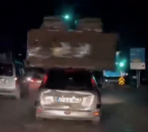 Gaziantep'te görenler dondu kaldı!