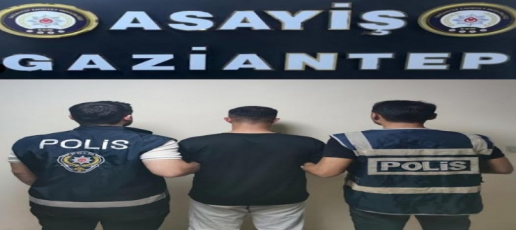 Gaziantep’te Hırsızlık Suçundan Aranan Şüpheli Yakalandı