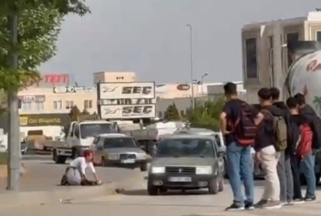 Gaziantep’te kadınların kavgası kamerada