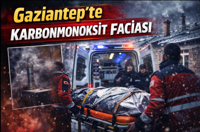 Gaziantep’te Karbonmonoksit Kabusu: 4’ü Çocuk 6 Kişi Ölümden Döndü