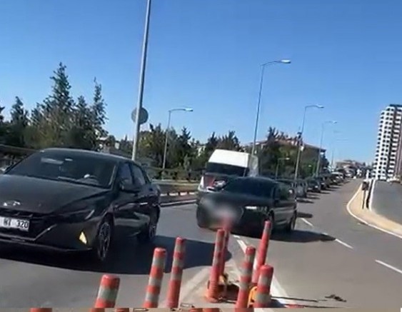 Gaziantep'te 'kaynak' yapan bin 402 araç sürücüsüne ceza yağdı