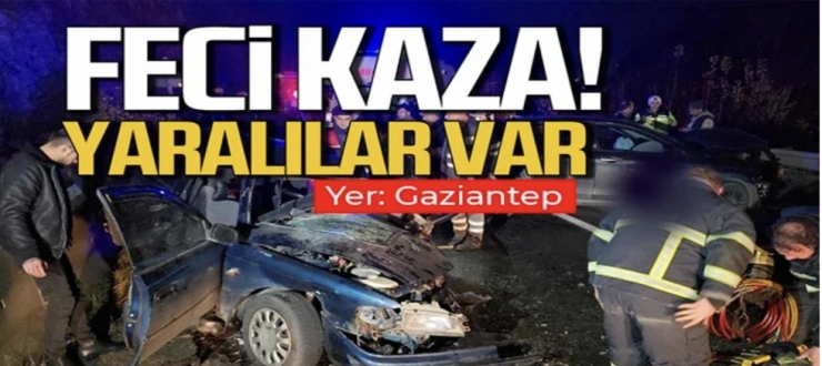 Gaziantep'te kaza: Yaralılar hastaneye kaldırıldı 