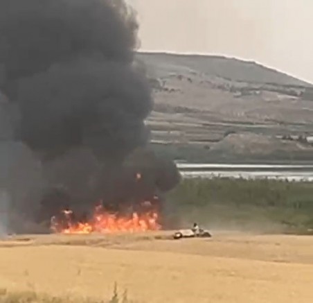 Gaziantep'te korkutan yangın: 50 dönüm arazi kül oldu